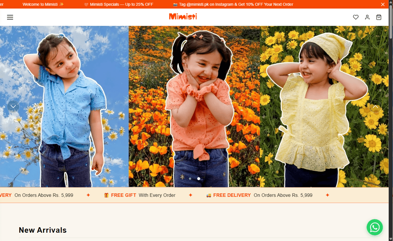 Mimisti kids' fashion online store